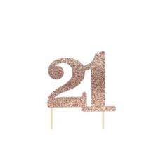21st Birthday Cake Topper