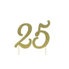 25th Birthday Cake Topper