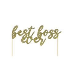 best boss ever cake topper