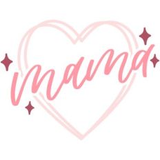 Retro Heart Mama