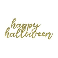 happy halloween cake topper