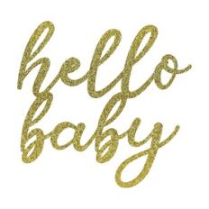 baby shower cake topper