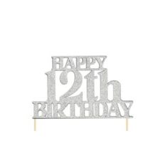 12th Birthday Cake Topper