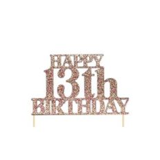 13th Birthday Cake Topper