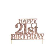 21st Birthday Cake Topper