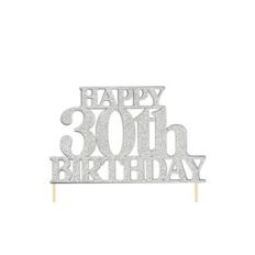 30th Birthday Cake Topper