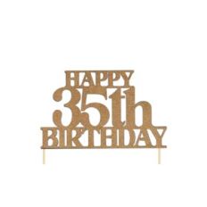 35th Birthday Cake Topper