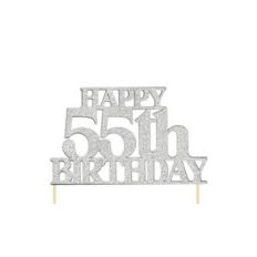 55th Birthday Cake Topper
