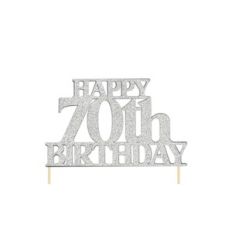 70th Birthday Cake Topper