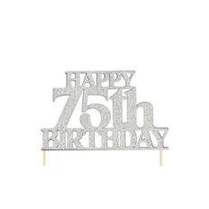 75th Birthday Cake Topper