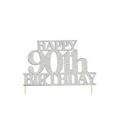 90th Birthday Cake Topper