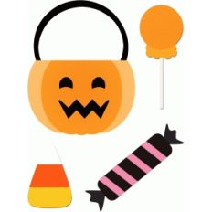 candy holder and candy halloween