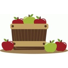 miss kate apples in a basket