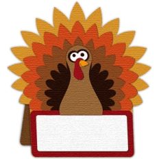 turkey placecard