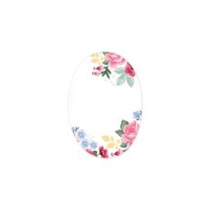 Floral Oval