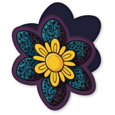 sunburst flower card