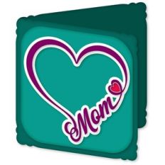 Mom heart card