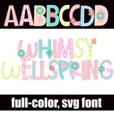 Whimsy Wellspring Color Font