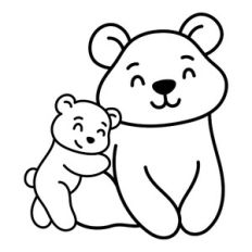 Mama Bear with Cub