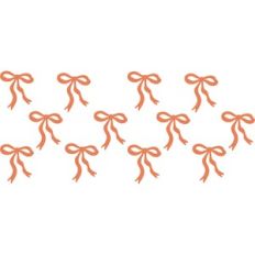 Orange Bow Cup Wrap - 16oz