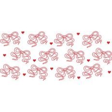 Bow Cup Wrap - 16oz