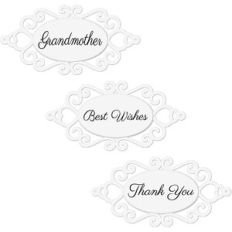 Medallion Flourish with Print Cut Ovals