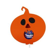 Pumpkin Halloween Treat Holder