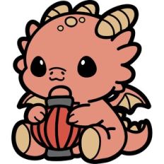 cute chinese dragon