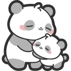 panda family