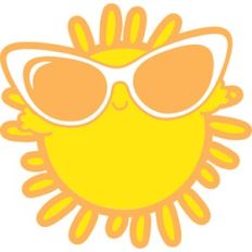 cool happy sun
