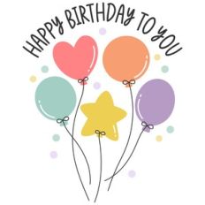 Happy Birthday To You Balloons