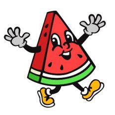 Happy Watermelon Graphic