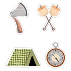 Camping Stickers 2