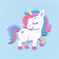 Unicorn For Cardstock
