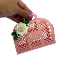 FLORAL LACE PURSE MOM