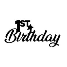 1st BIrthday Cake Topper