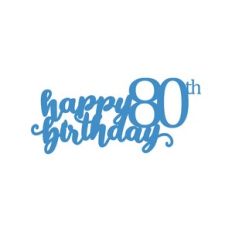 80th Birthday Cake Topper