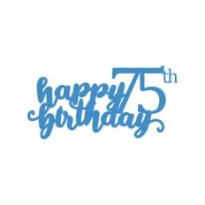 75th Birthday Cake Topper