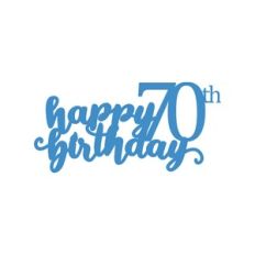 70th Birthday Cake Topper