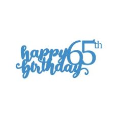 65th Birthday Cake Topper