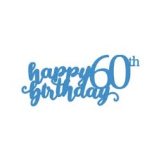 60th Birthday Cake Topper