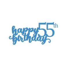 55th Birthday Cake Topper