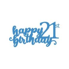 21st Birthday Cake Topper