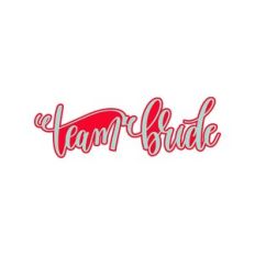 Team Bride Bridal Shower Cake Topper