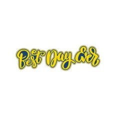 Best Day Ever Wedding Cake Topper