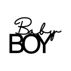 Baby Boy Baby Shower Cake Topper