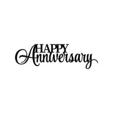 Anniversary Cake Topper