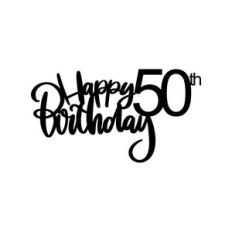 50th Birthday Cake Topper