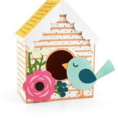 3D Large Birdhouse With Flowers and Bird