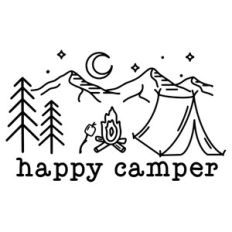 Happy camper svg